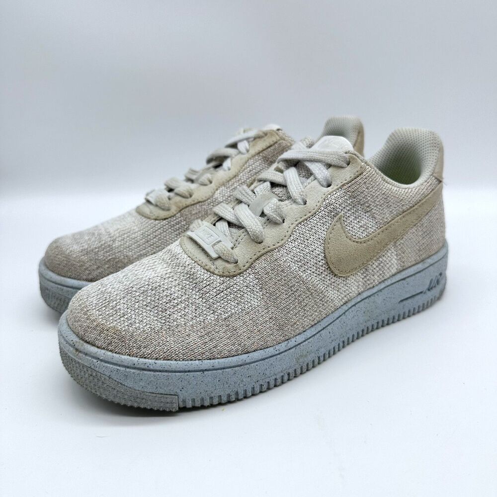 Nike Air Force 1 Crater Flyknit Photon Dust Neutral Y 4.5